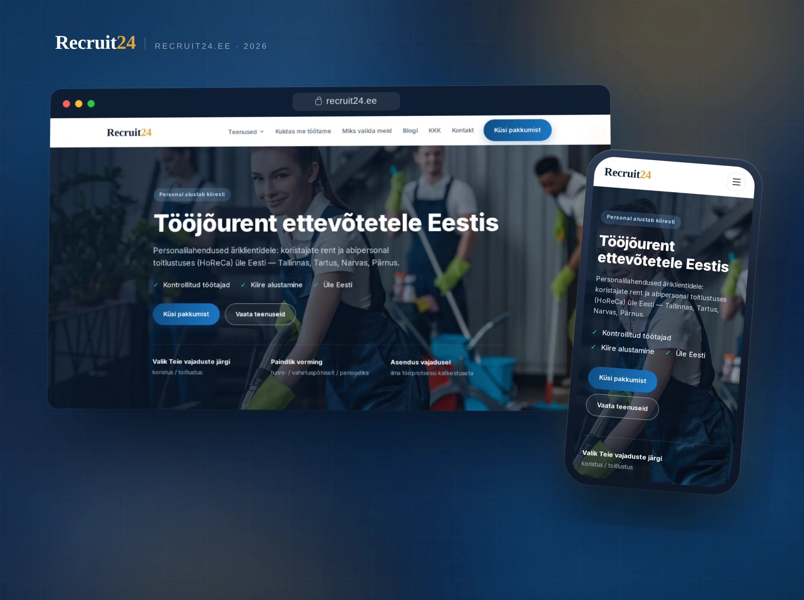 Recruit24 — Personalirendi platvorm